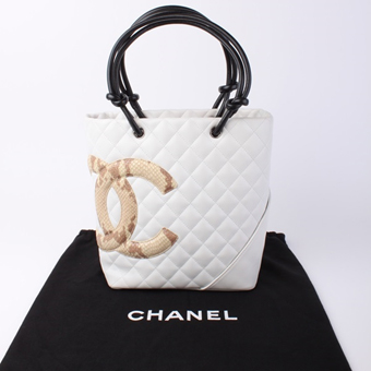 CHANEL シャネル カンボンライン コピー CH-BAG069  ミディアム トートバック パイソン